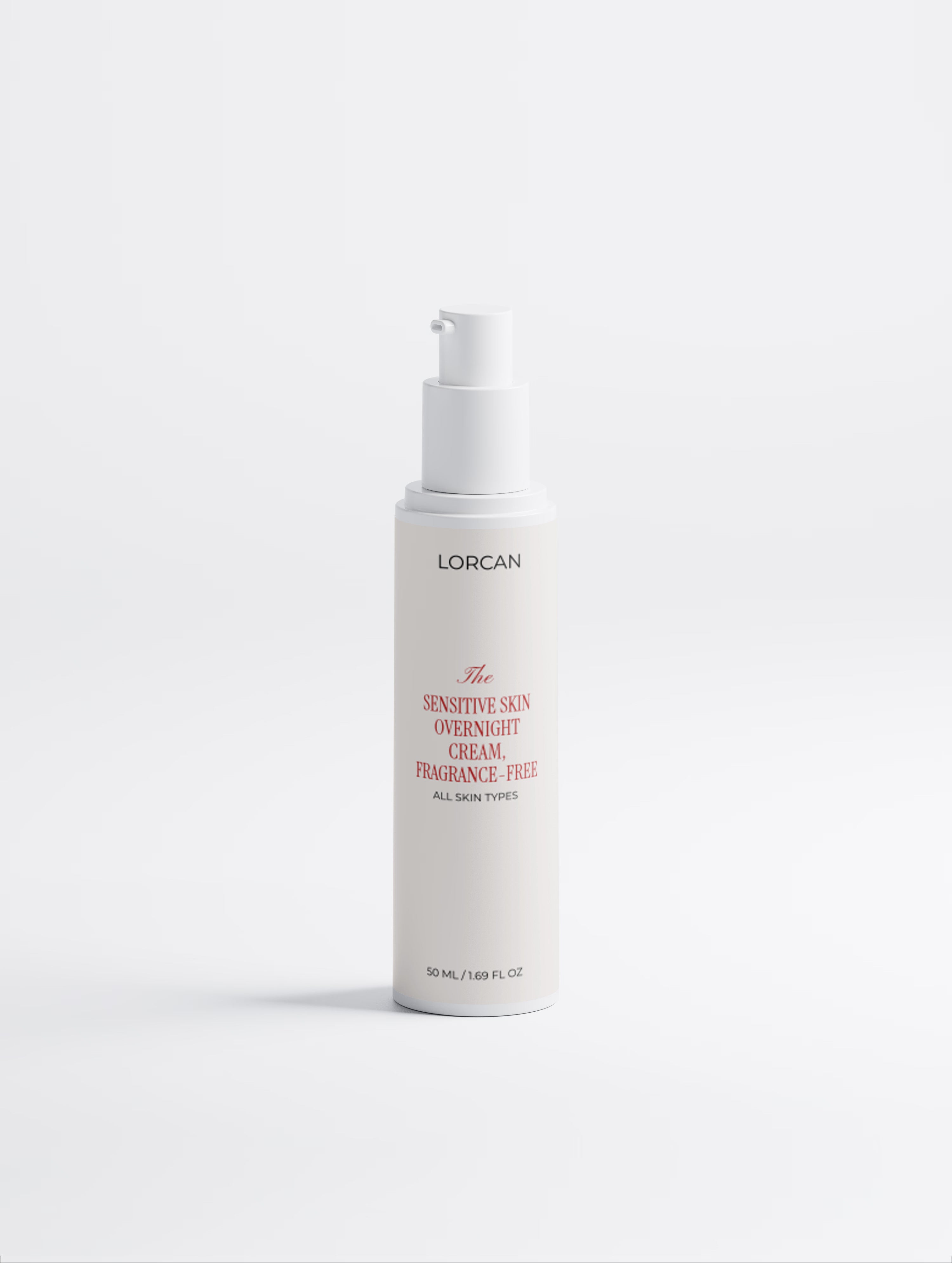 Sensitive Skin Overnight Cream, Fragrance-Free